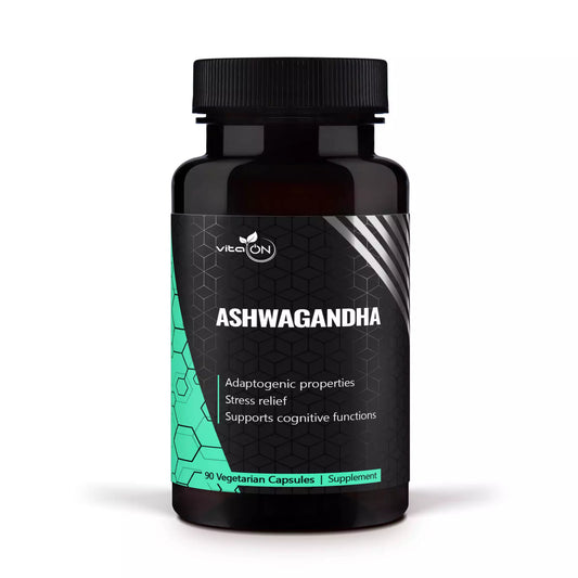 Ekstrakt z Ashwagandhy, znany ze swoich właściwości adaptogennych, energetyzujących i łagodzących stres.